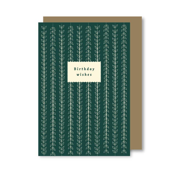 'Birthday Wishes' Card for wholesale by Emma Stewart