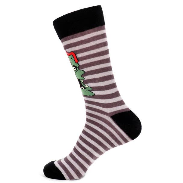 GRY Men's Zombie Halloween Novelty Socks for wholesale on Faire1