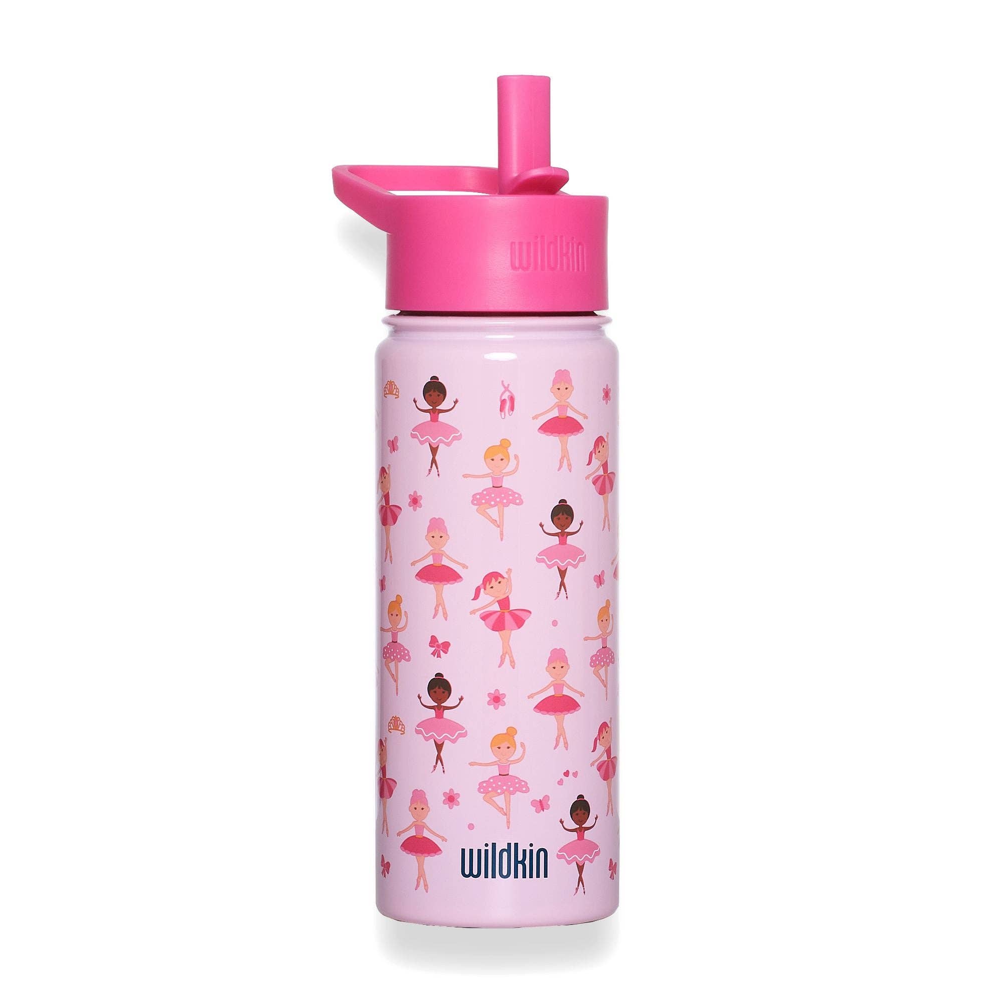 Wildkin - Wholesale Water Bottle - Ballerina 18 oz Steel Water Bottle5