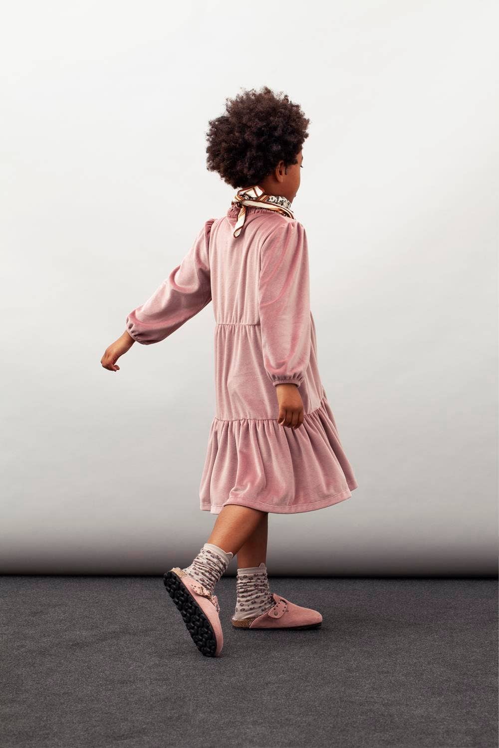 Tocoto Vintage - Wholesale Dress - Kids - Kid Velved Dress W312215