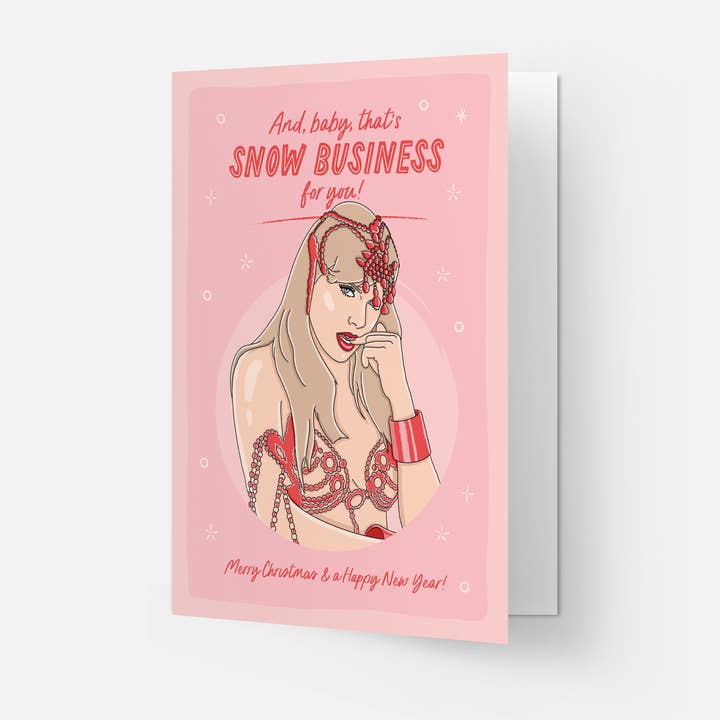 Kaart Blanche - Wholesale Birthday card - Snow business - trending greeting card1
