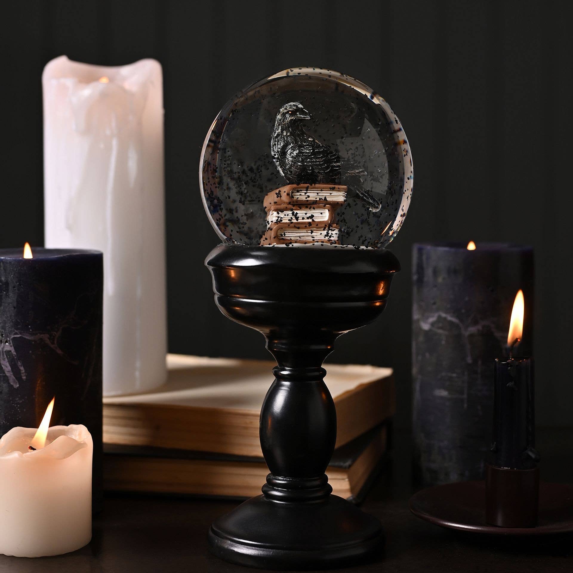 WIDDOP and Co. - Wholesale Snow Globe - Crow Snow Globe1