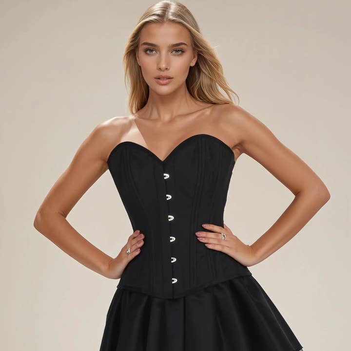 Black Eirene Waist Trainer Corset for wholesale on Faire