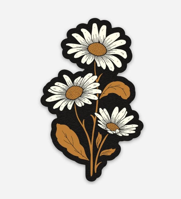 Flora West Design - Wholesale Sticker - Daisy Do Vinyl Sticker1