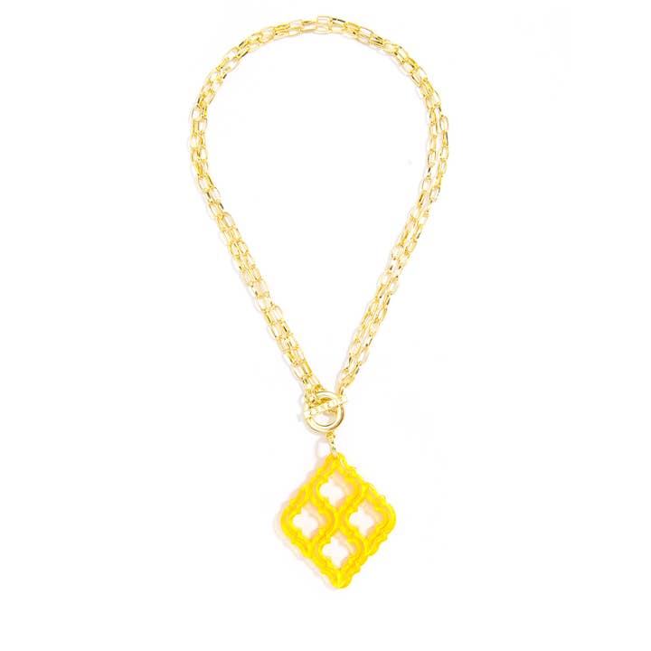 ZENZII Jewelry - Wholesale Pendant/Charm Necklace - Lattice Pendant Necklace39