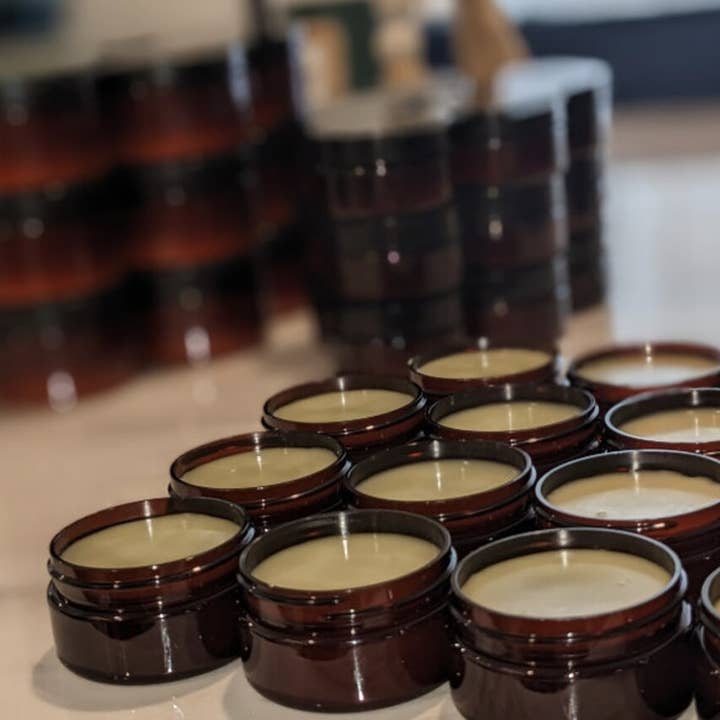 FK Private Label Labs - Wholesale Beard Styling Product - Beard Balm Mahogany + Teakwood1