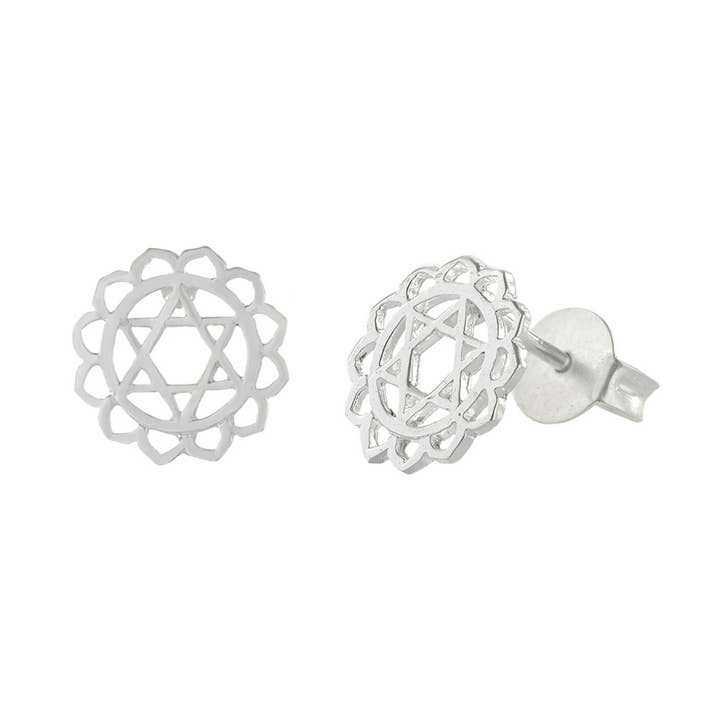 Brincos de Chakra Coração por atacado de Jewelry Evolution