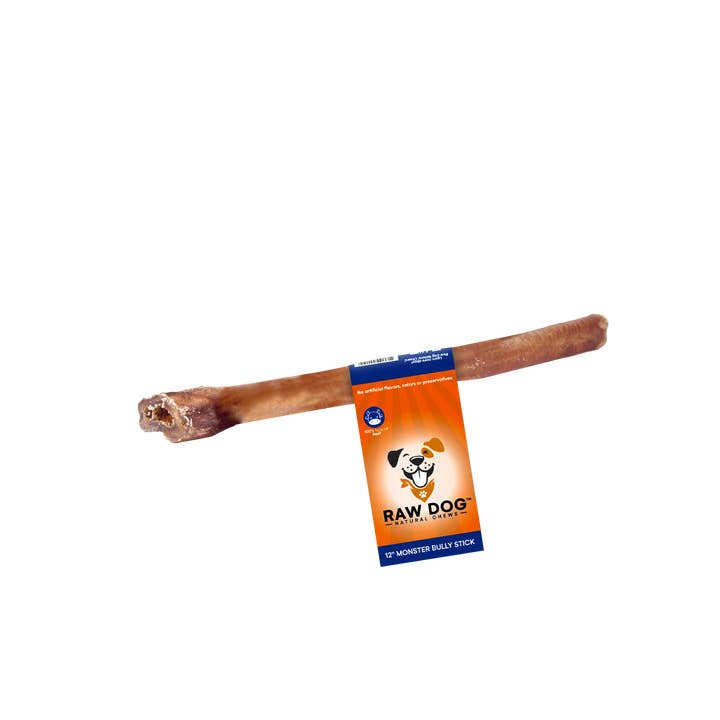 12″ Monster Bully Sticks - 25ct (44010) for wholesale by Raw Dog Chews