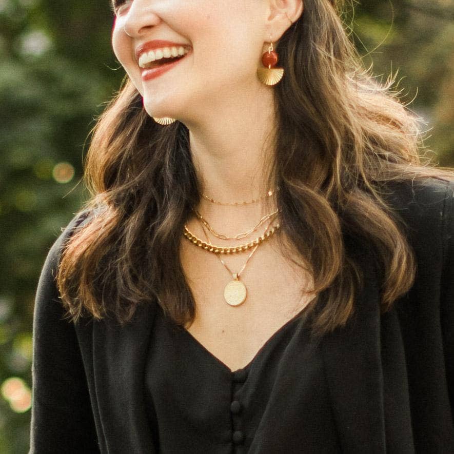 Sela Designs - Wholesale Link & Chain Necklace - Parker Necklace - on trend statement gold chain necklace2