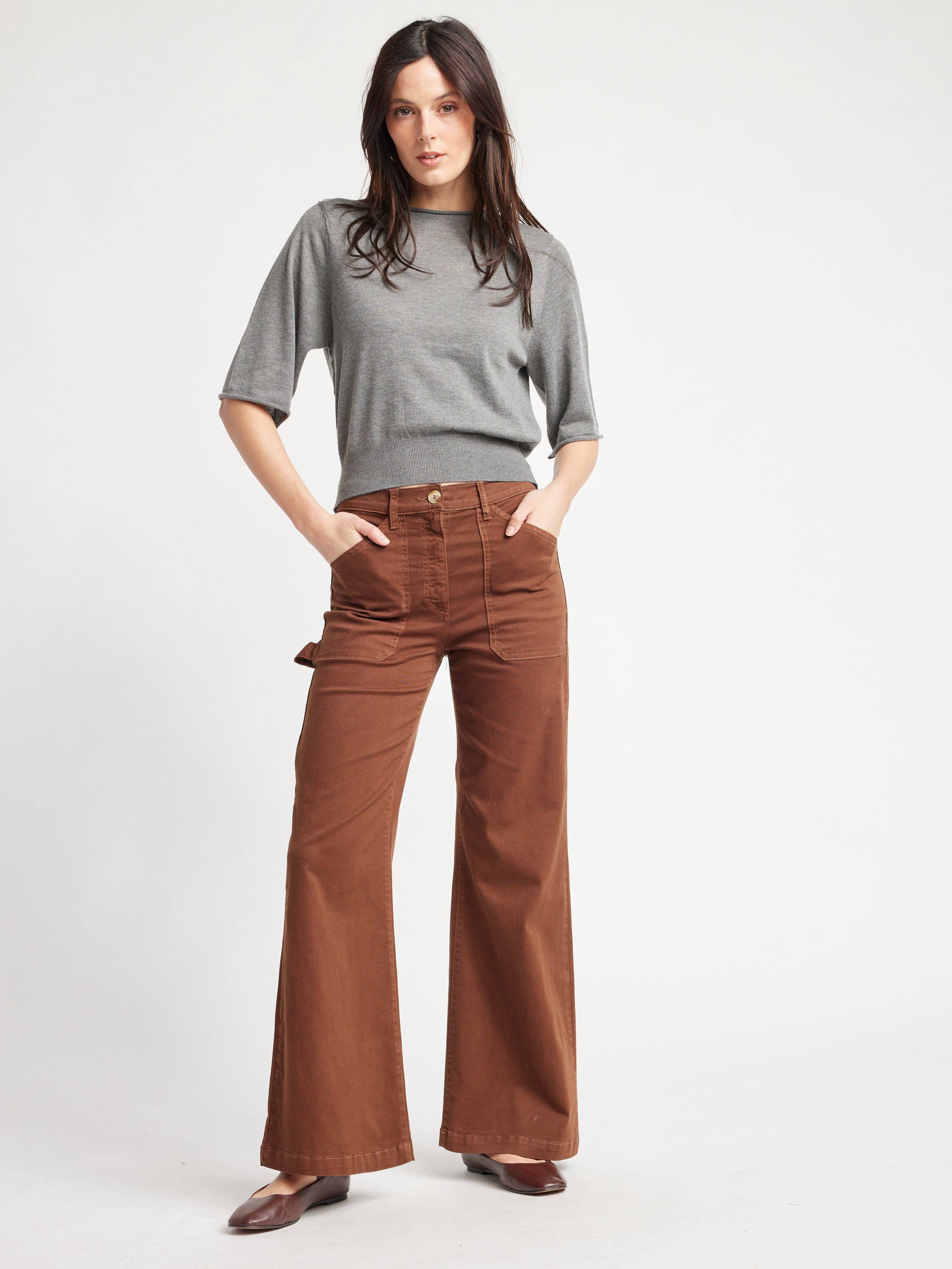 Gris Heather Jersey Kinsley de venta al por mayor en Faire5