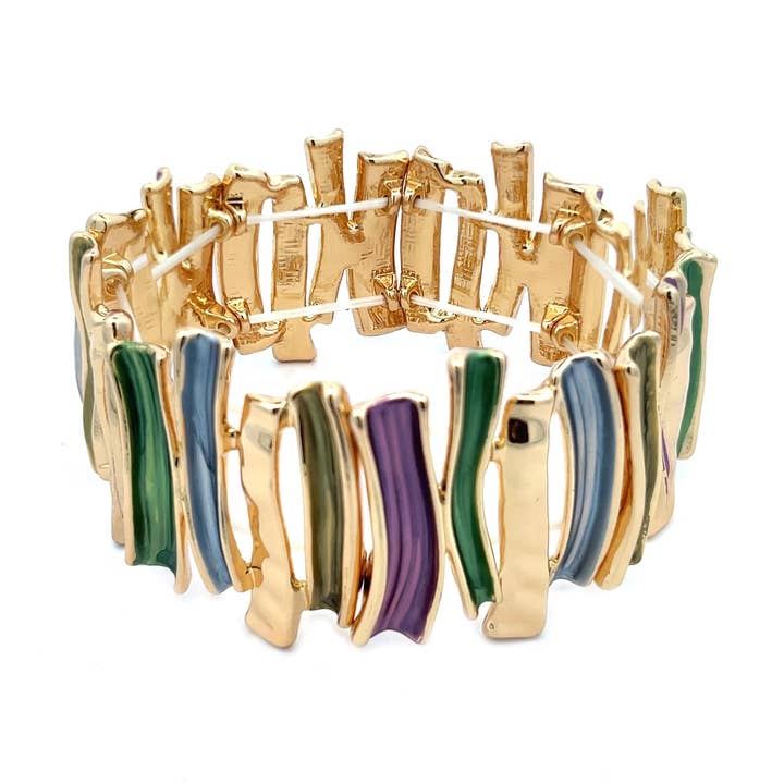 BRACCIALE ELASTICO SMALTATO - SW2388E857 per la vendita all'ingrosso da parte di AMORINO SRL