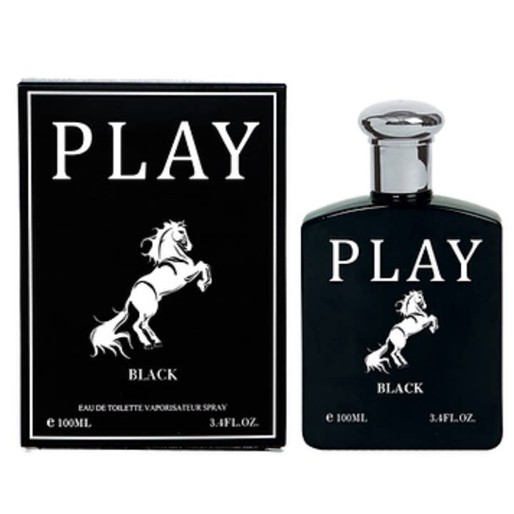 Inspire Scents - Wholesale Perfume/Eau de Toilette - Play Black Cologne for Men 3.4oz/100ml EDT, Fragrance for Me