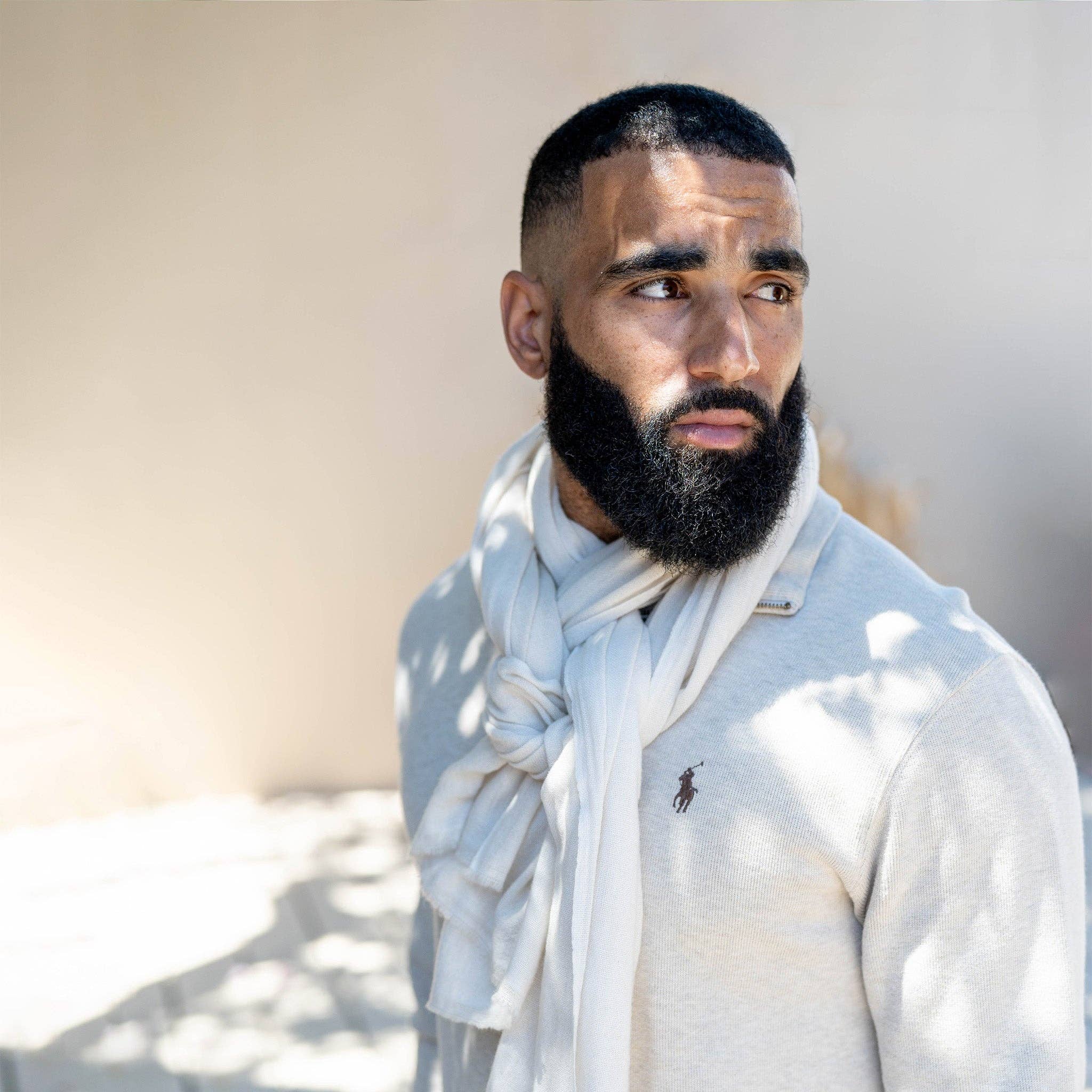 Tavy Tavy - Venta al por mayor Bufanda - Unisex - Bufanda 100% cachemir color arena, la más suave y ligera para todas las estaciones4