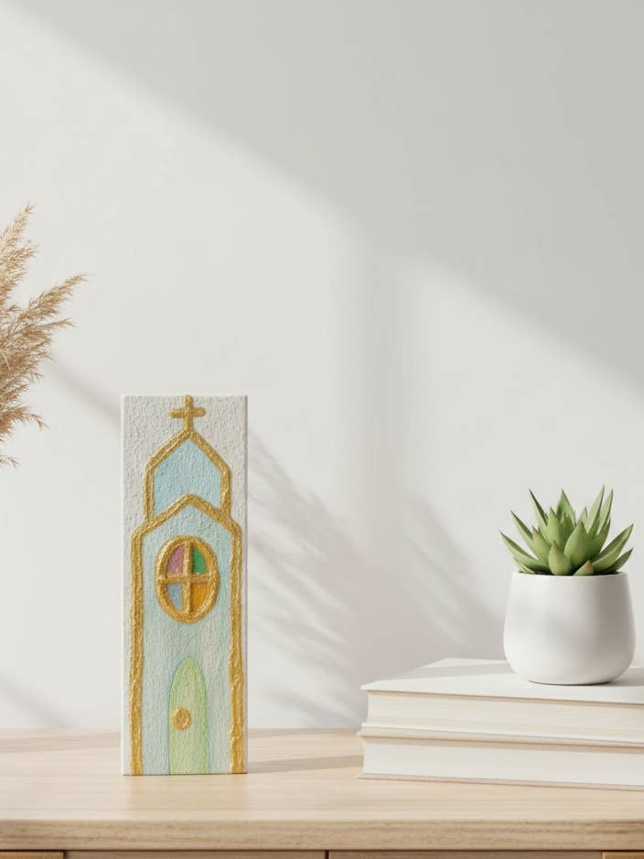 Kyrkans träblock med flera fönster för wholesale av Loftin Design Co