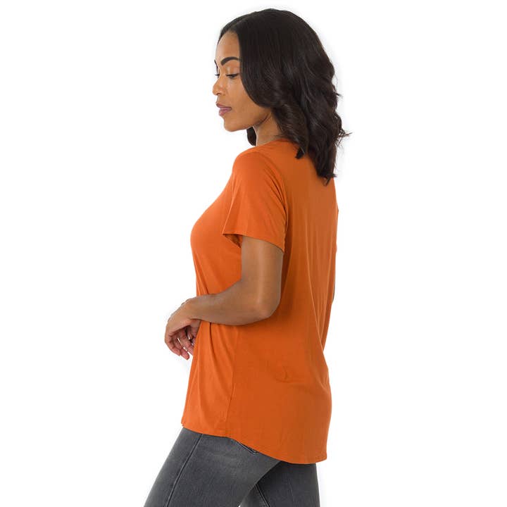 Flying Colors Apparel - Wholesale T-Shirt - Women's - The Scarlet Scoop Neck Tee4