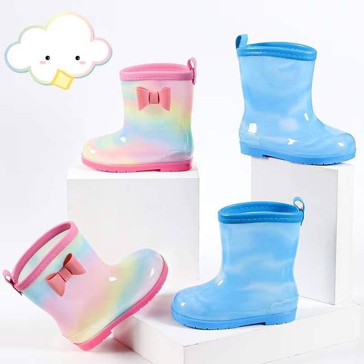 Bottes de pluie pieds nus pour tout-petits - Légères, boîte à orteils large pour la vente par Ozznek Children’s Footwear & Apparel Brand
