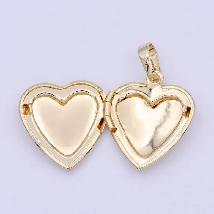 16k Gold Filled Heart Locket Pendant I-885 for wholesale by Aim Eternal