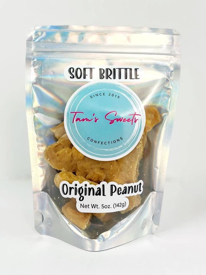 Soft Peanut Brittle for wholesale by Tam's Sweets