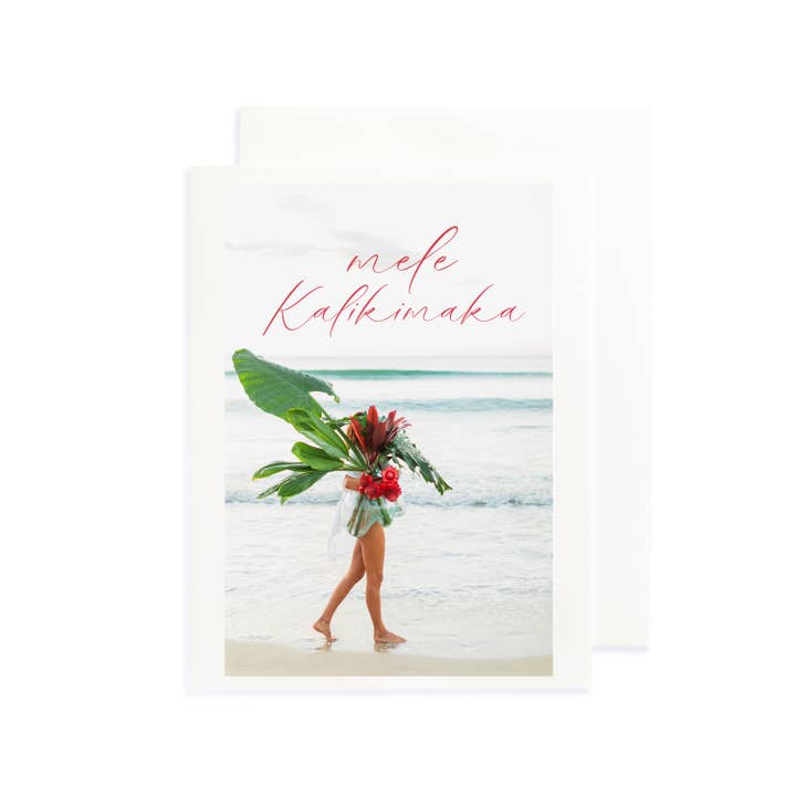 Mele Kalikimaka Wenskaart voor wholesale door Sea Light Print Shop