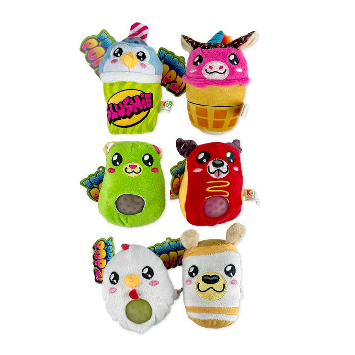 Novelty Brands - Wholesale Squishy Toy - Kids & Baby - So Much Fun! Foodie Squishy Plush Toy Assortment - 6/Display2