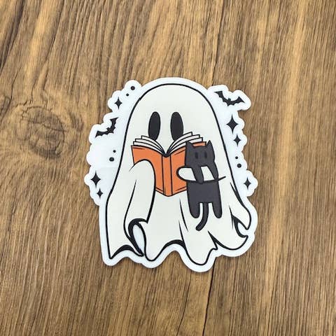 Briar layne - Wholesale Decorative Tabletop Object - Halloween Ghost Bookish Shelf Sitter Decor 2