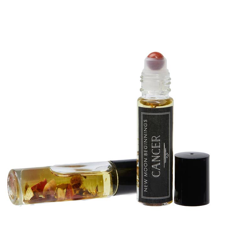 New Moon Beginnings - Wholesale Essential Oil Roll-On - Intention Roll on perfume, Essential Oil, Crystal Infused16