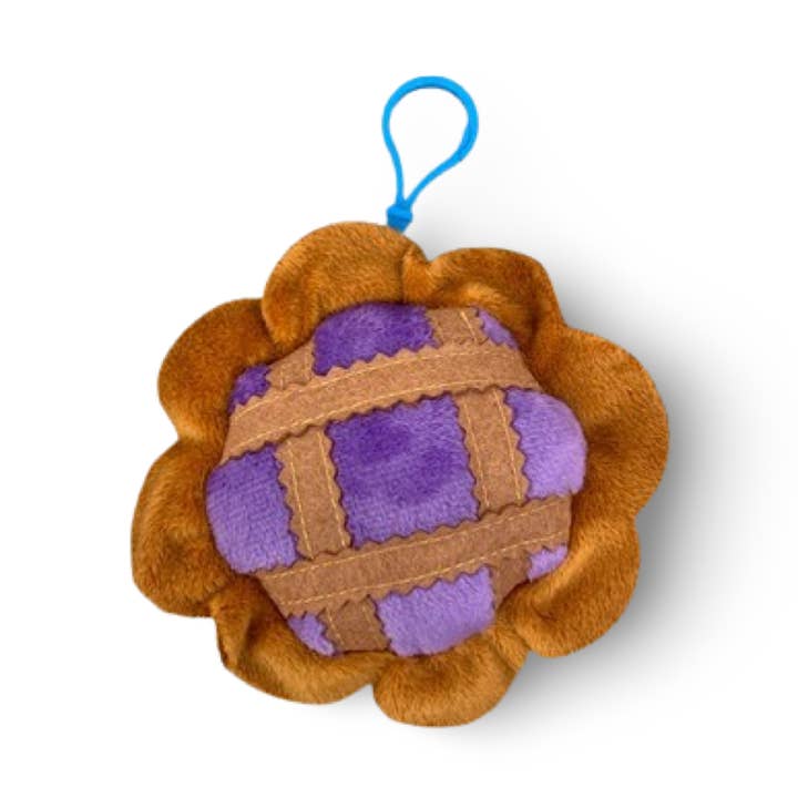 3” Mini Plush Backpack Clip, Collectible Gift - Pie for wholesale by MaterialJill