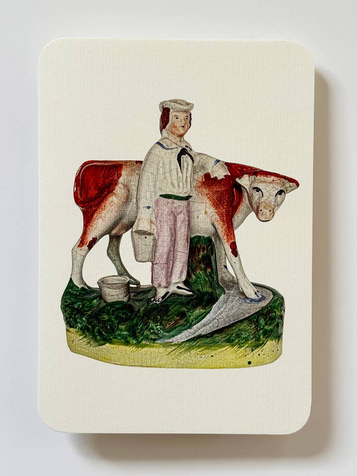 The Dairy Boy Greeting Card | Birthday Card | Luxury Cards for wholesale by Canonbury Press