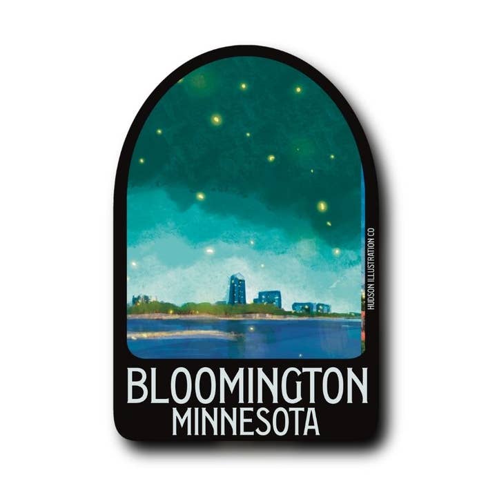 Bloomington Minnesota Sticker/Magnet/Print/Postcard for wholesale by About Town Co