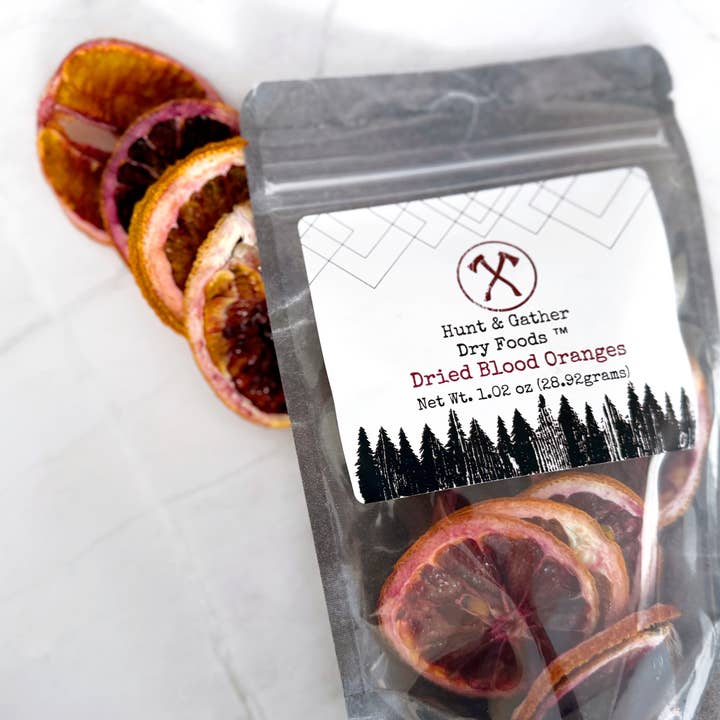 Hunt and Gather Dry Foods - Wholesale Dried/Dehydrated Fruit - Dried Blood Oranges Cocktail Garnishes2