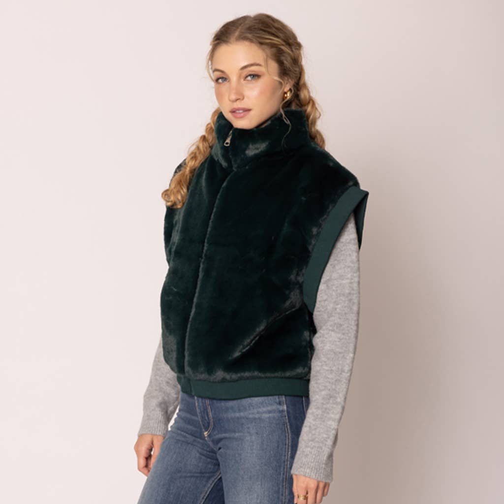 Fashion City - Venta al por mayor Chaleco de abrigo - Mujer - Chaleco cálido y acogedor de piel suave para la moda de otoño-invierno11