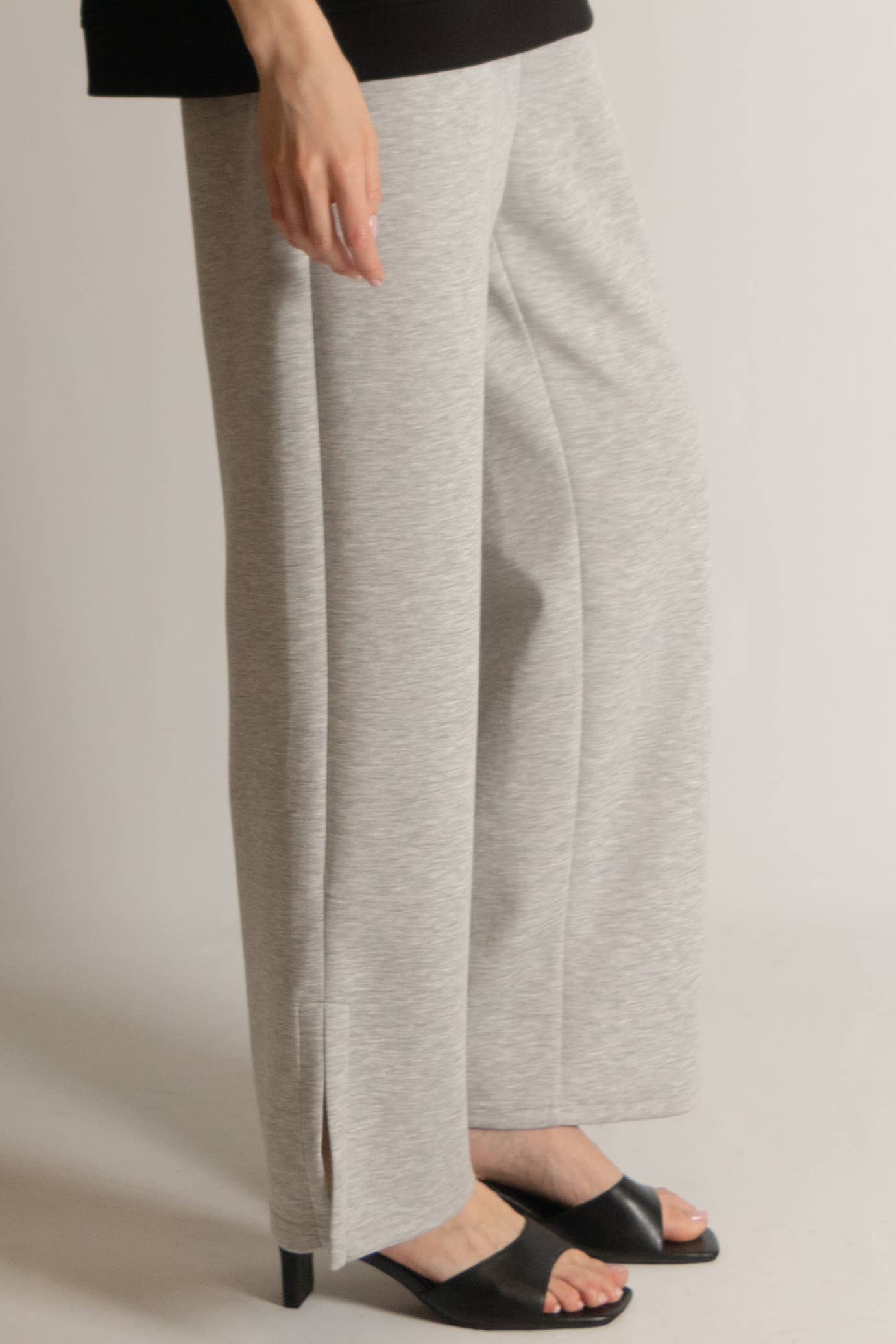 P. CILL – wholesale Pants – Women's – P. CILL Butter Modal Wide Leg Pants with Bottom Slits - XL 8