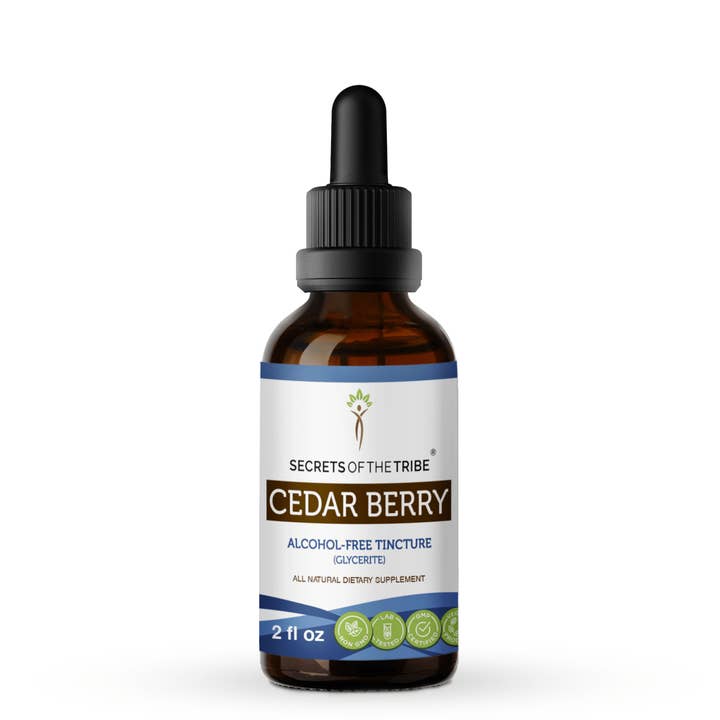 Cedar Berry Tincture for wholesale by Secrets Of The Tribe