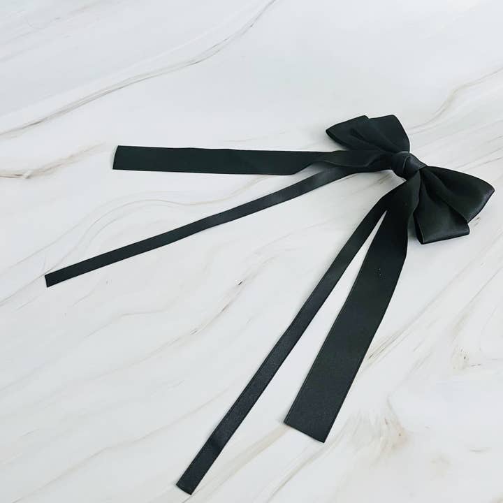 Ellison+Young – wholesale Hair clip – Women’s – Double Bow Long Hair Clip Set of 32