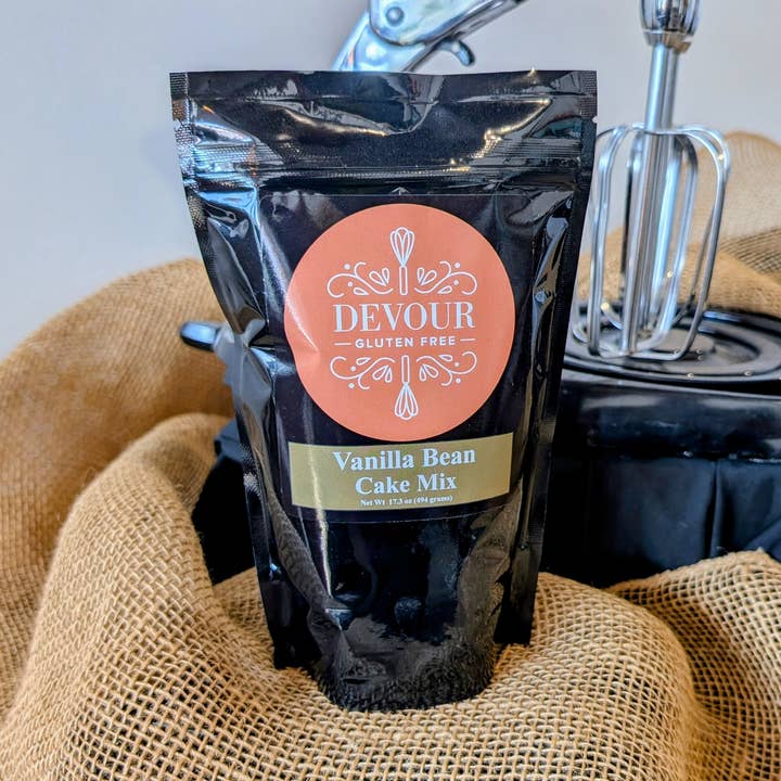 Gluten Free Vanilla Cake Mix for wholesale by DEVOUR Gluten Free