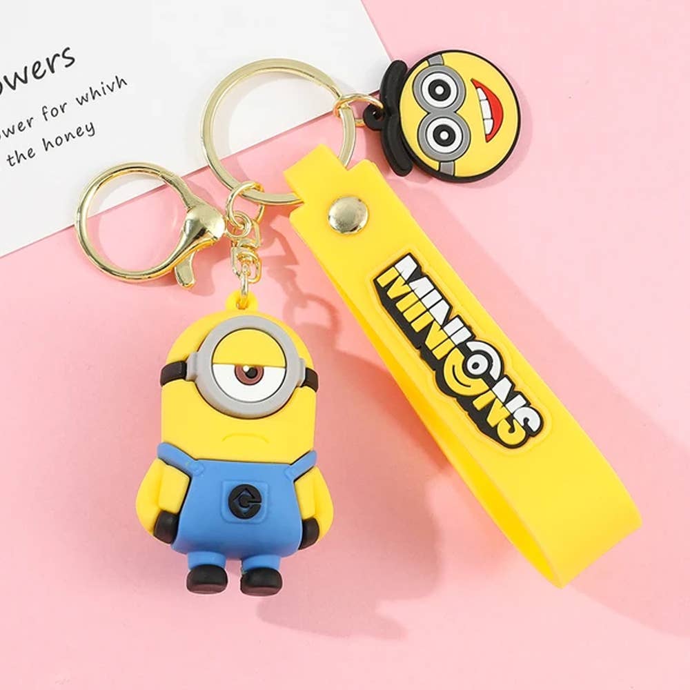 Buddha Yoga – Großhandel Schlüsselanhänger – Kinder – Cartoon-Schlüsselanhänger für Kinder Halloween mit Minions-Design6