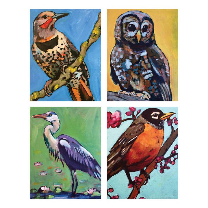 Waterknot - Wholesale Stationery/Notecard Set - Beautiful Birds Notecards Box Set1