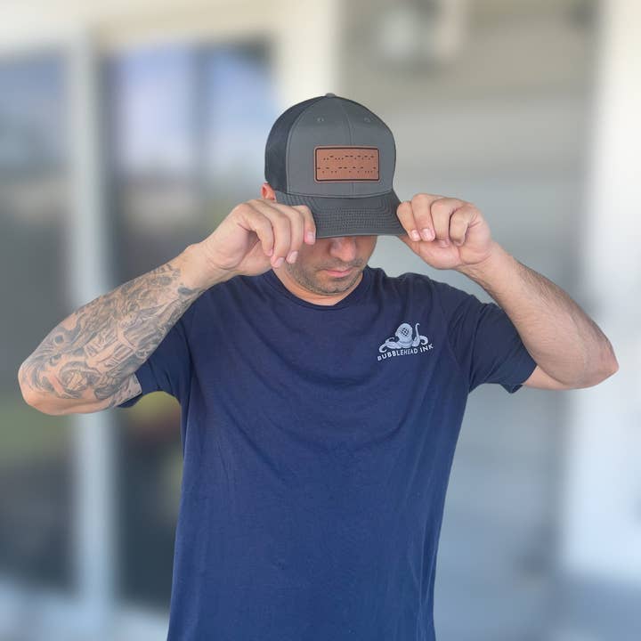 BUBBLEHEAD INK - Wholesale Trucker Hat - Unisex - Fuck Cancer Morse Code Trucker Hat2