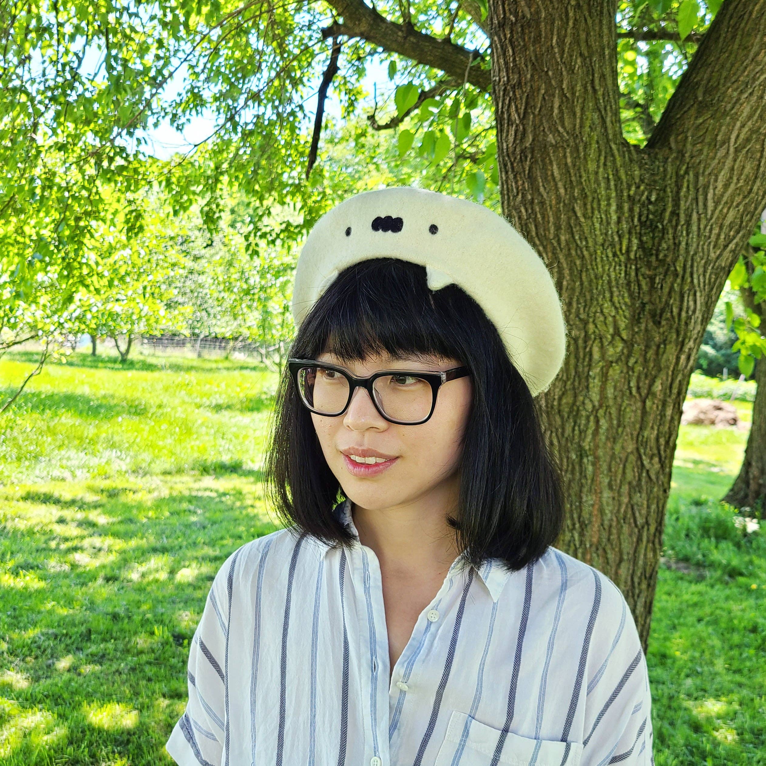 mintandapple – Boina - Mulher por atacado – Boina Fantasma6