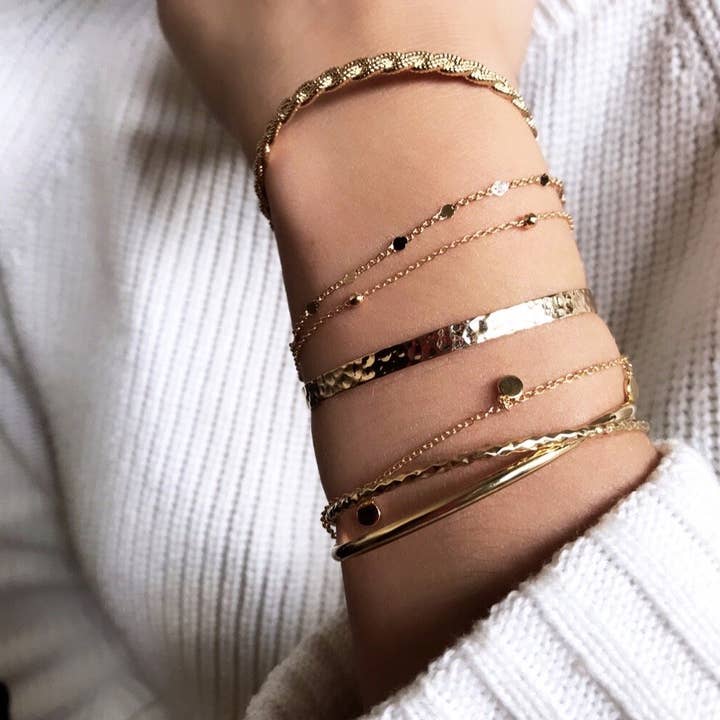 Huguette Paris – Engroshandel Armbånd med led og kæde – armbånd - FLO2