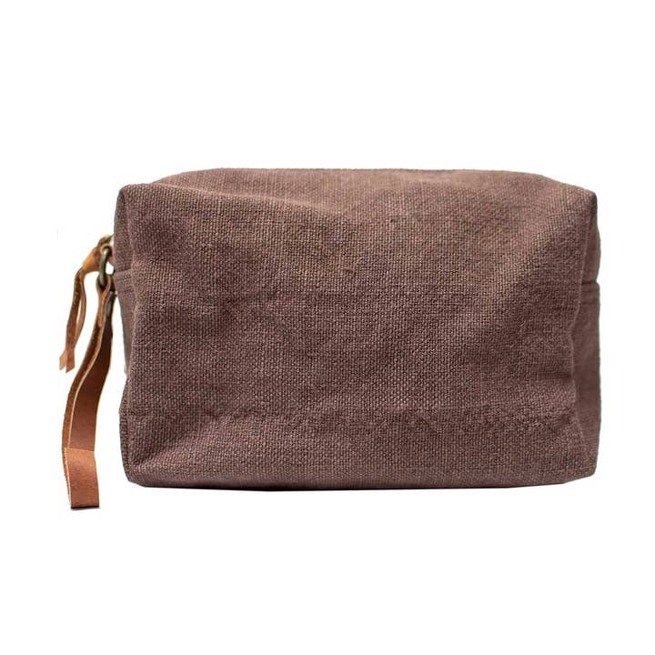 Vintage Addiction - Vendita all'ingrosso Borsa per trucchi/cosmetici - Cioccolato/Marrone rasatura/Borsa cosmetica0