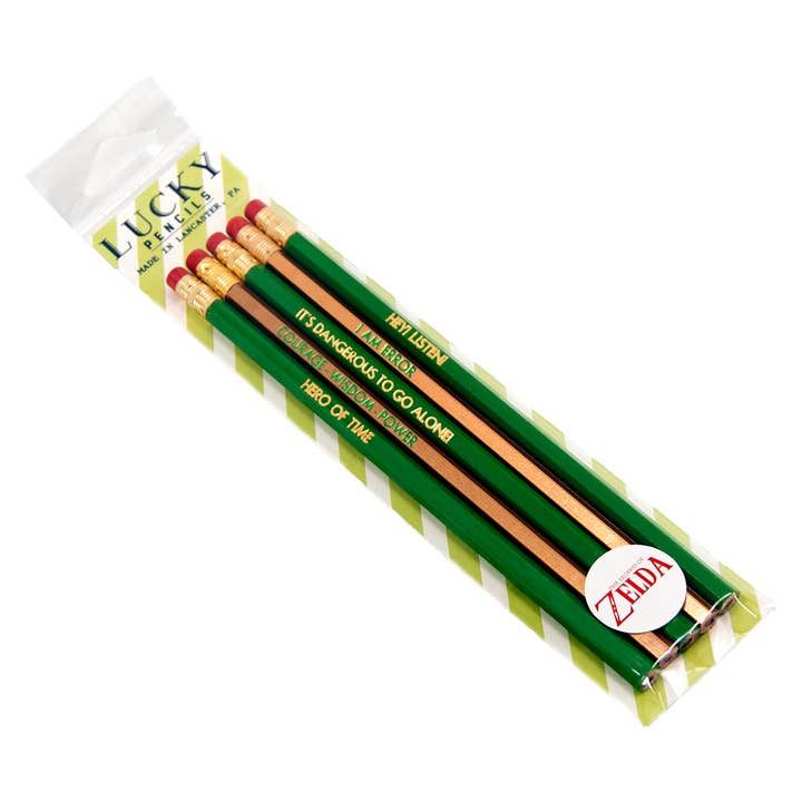 Legend of Zelda Pencil Pack for wholesale by Lucky Mfg. Co.