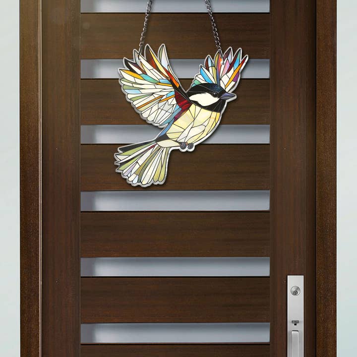 Merchemy - Wholesale Wall Decor - Kids & Baby - Chickadee ACRYLIC Window Hanging Décor, Bird Lovers Gifts6