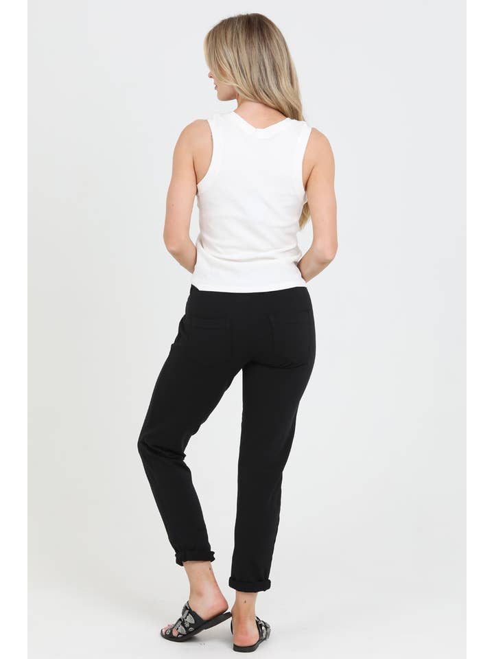 Nostalgia - Vente Pantalon d'intérieur/de jogging – femme - JOGG DE JOGGING EN TISSU ÉPONGE NP746-ASIS AVEC LIEN À NOUER SUR LE DEVANT ET POCHE ZIPPÉE19