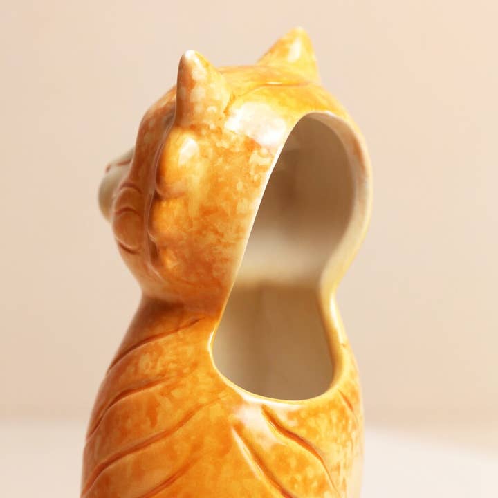 Lisa Angel - Wholesale Vase - Tigger the Orange Cat Vase2