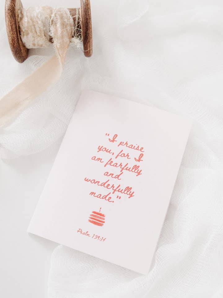 Christliche Geburtstagskuchen-Designkarte mit Segen für Sie für den Großhandel von TheGoodStop