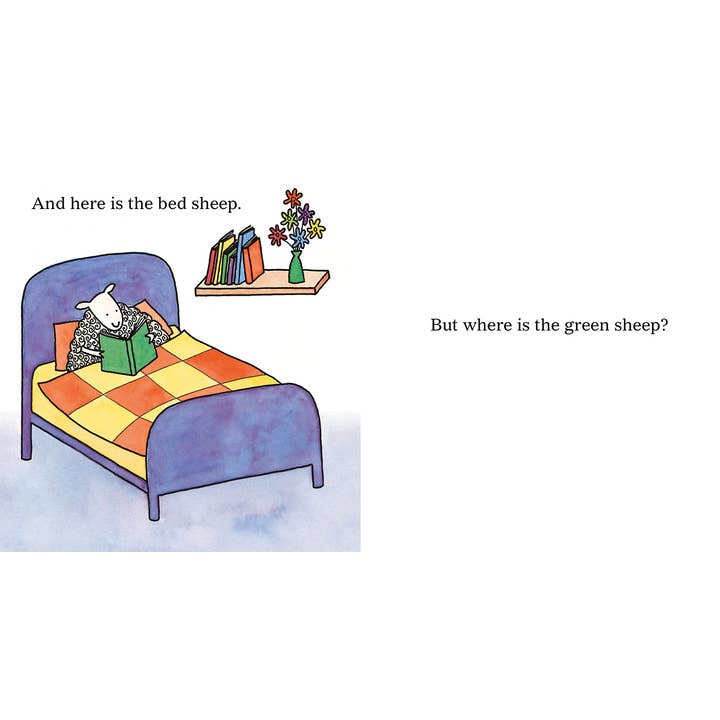 Where is The Green Sheep? Board book for wholesale by Ponchik Babies + Kids