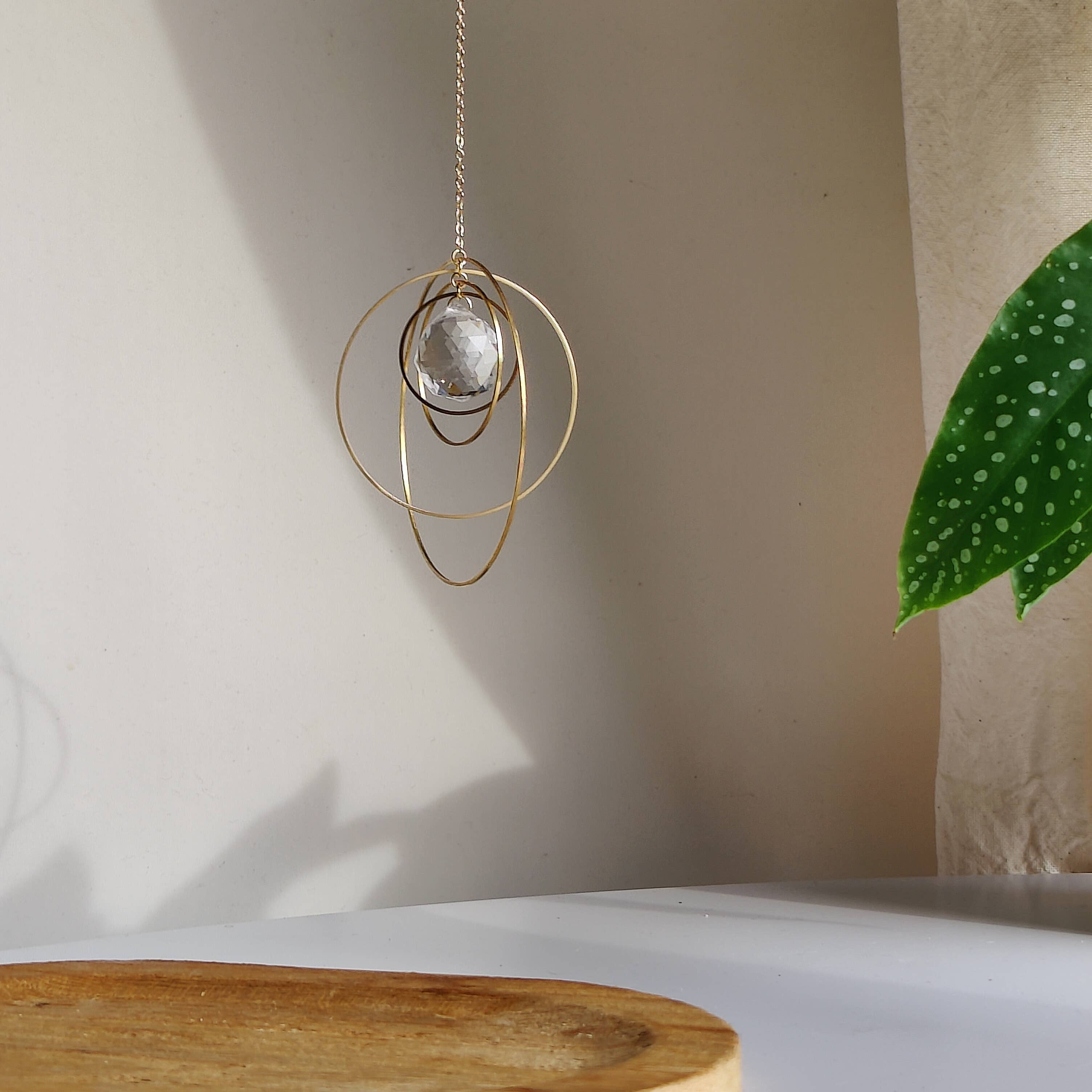 Atelier Intuitive - Wholesale Suncatcher - GALAXY • Brass and glass crystal suncatcher1