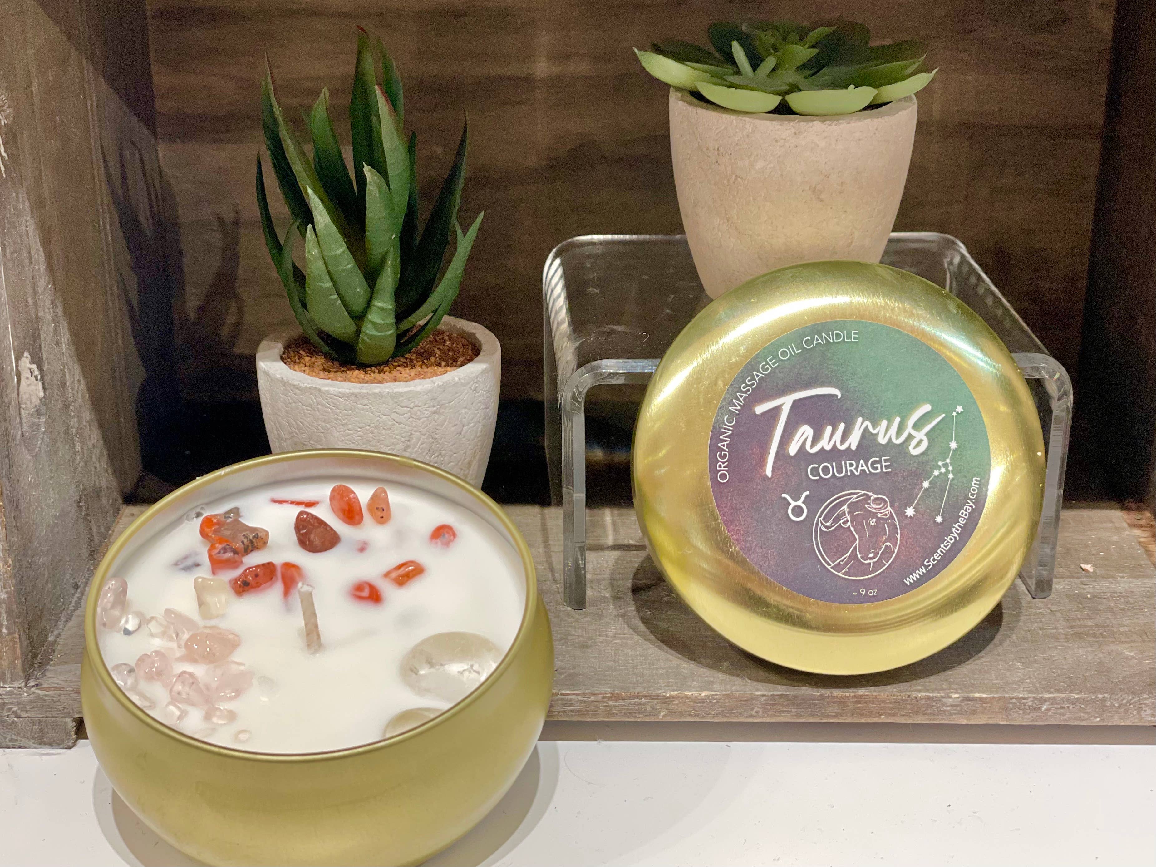 Scents by the Bay - Wholesale Travel Candles - Zodiac Hydrating Massage Oil Candles10