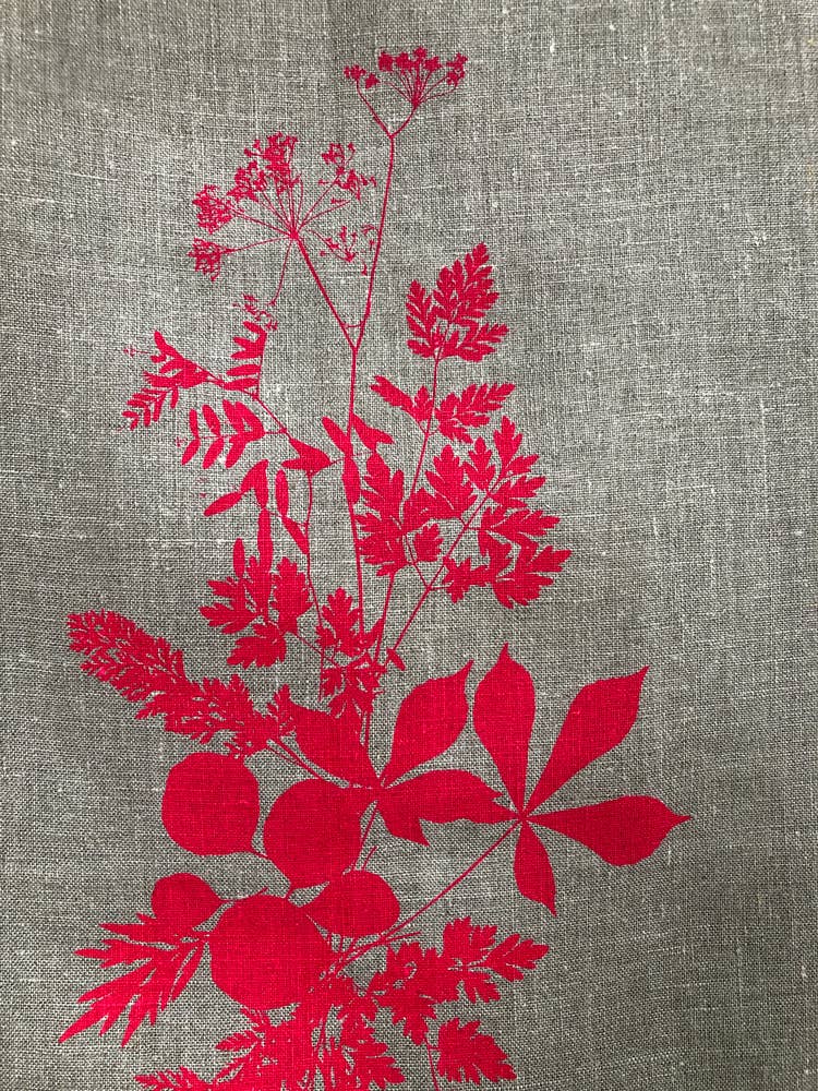 Manufaktur BLAUSIEB - Vente Torchons - Torchon naturel en lin 100 % avec imprimé Midsummer5